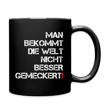 World Better Dissent Funny Saying Naughty Gift - Full Colour Mug - black - Right