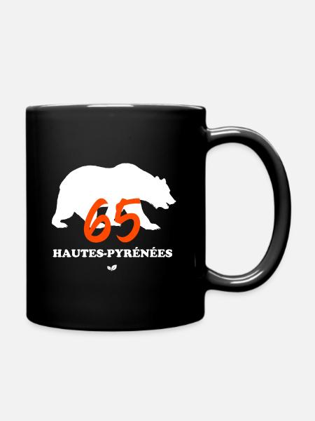 L'ours des Hautes-Pyrénées... - Mug uni - noir