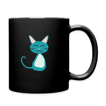 Kitten - Full Colour Mug - black - Right