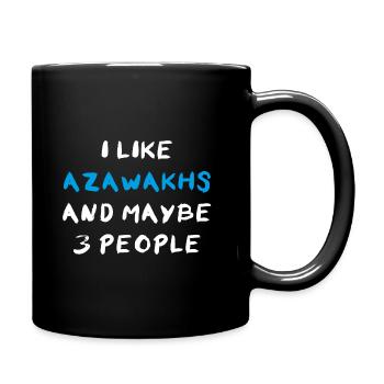 Azawakh - Mug uni - noir - Droite