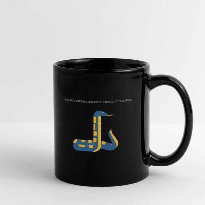Code in Python in Binary Code Design Full Colour Mug