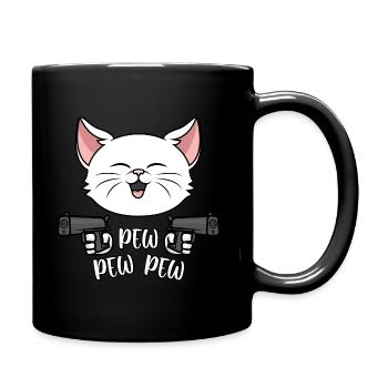 Pew Pew Pew - Full Colour Mug - black - Right