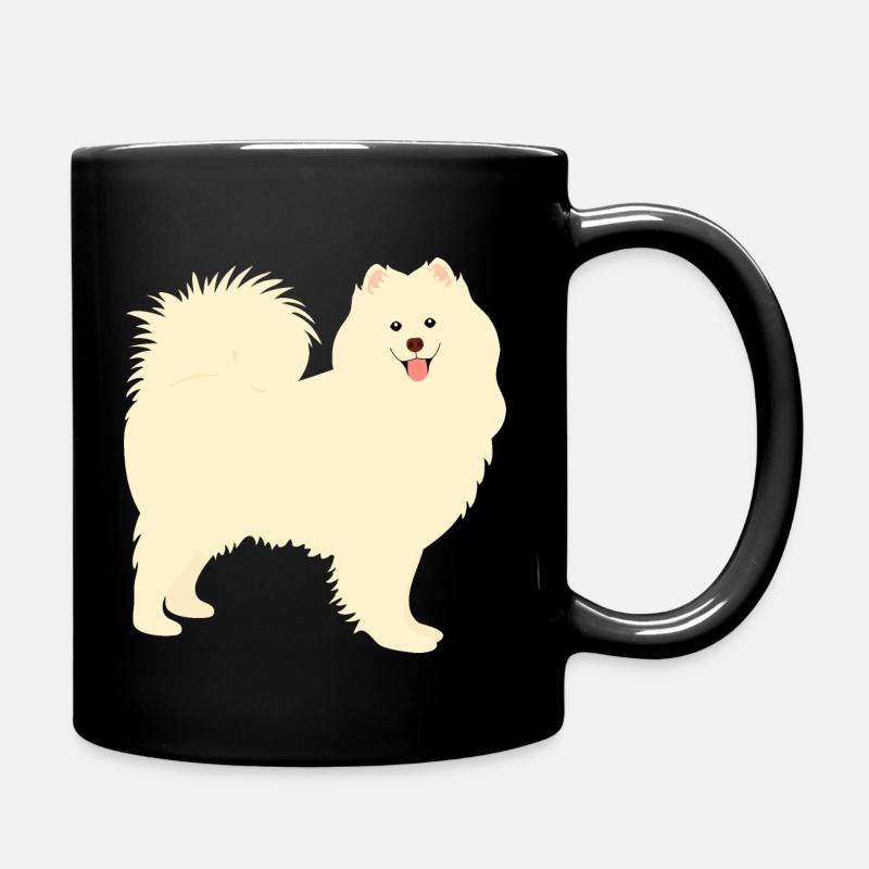 Samojeden Hund - Tasse einfarbig - Schwarz