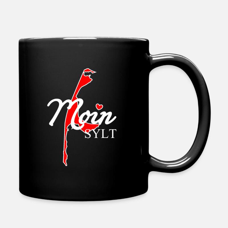 Moin Sylt - Tasse einfarbig - Schwarz