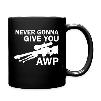 Ne vous donnera jamais AWP - Mug uni - noir - Droite