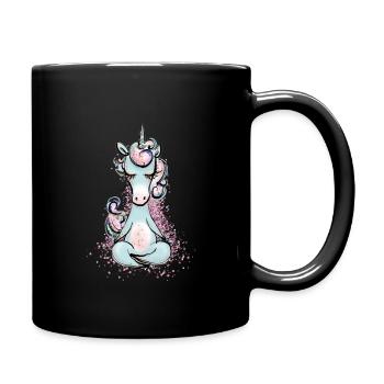 Unicorn - Full Colour Mug - black - Right