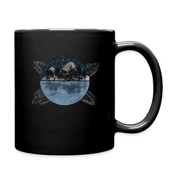 Frappé par la foudre - Rêveur - Mug uni - noir - Droite