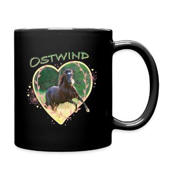 Ostwind Der Große Orkan Ein Herz Für Pferde - Tasse einfarbig - Schwarz - Rechts