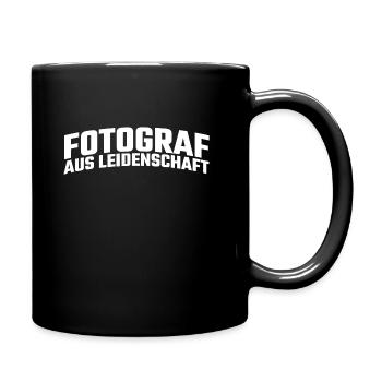 Fotograf - Tasse einfarbig - Schwarz - Rechts