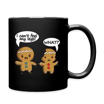 Pain d'épice homme en pain d'épice noël noël - Mug uni - noir - Droite