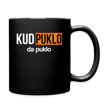 Kud puklo da puklo majica - Tasse einfarbig - Schwarz - Rechts