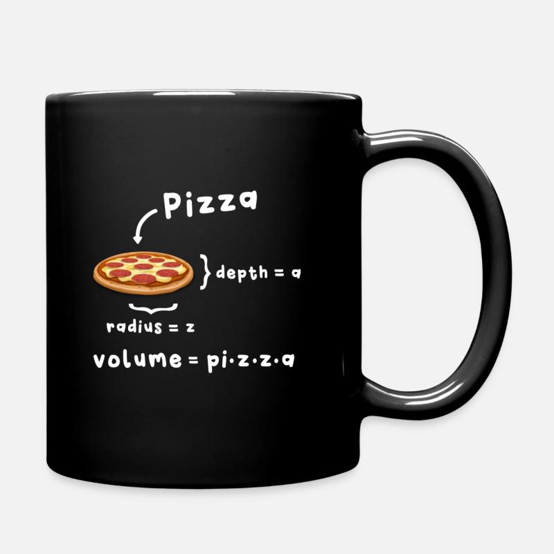 Pizza Mathe Mathematik Physik Lehrer Meme - Tasse einfarbig - Schwarz