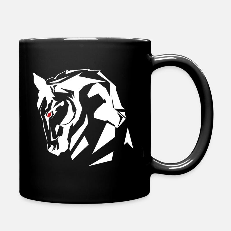 T-SHIRT CHEVAL CHEVAL CHEVAL CHEVAL - Mug uni - noir