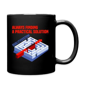 Engineering Solutions - Tasse einfarbig - Schwarz - Rechts