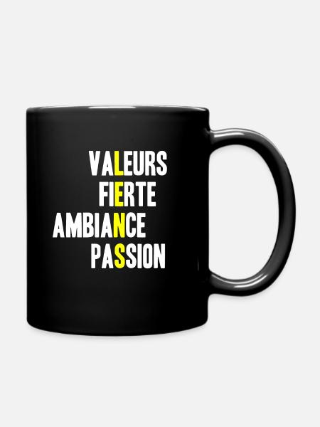 Valeurs Lens - Mug uni - noir