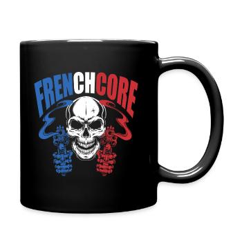 FRENCHCORE SKULL KOPF DES TODES FRANKREICH - Tasse einfarbig - Schwarz - Rechts