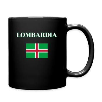 Lombardy flag - Full Colour Mug - black - Right