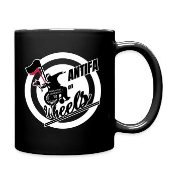 Antifa on Wheels - Full Colour Mug - black - Right