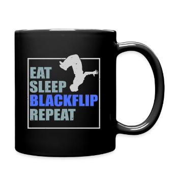 Freerunning parkour - Full Colour Mug - black - Right