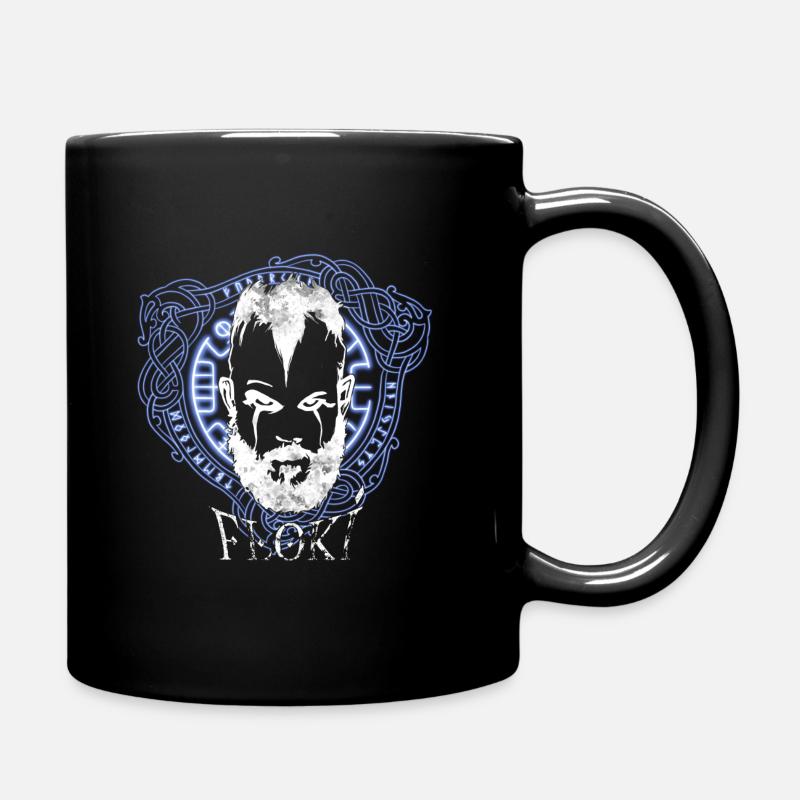 Floki Vikings - Full Colour Mug - black