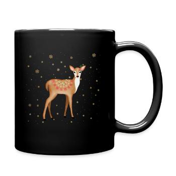 deer - Full Colour Mug - black - Right