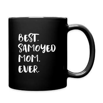 Samojede Samoyed - Mug uni - noir - Droite