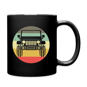Véhicule tout-terrain Offroad 4wd 4x4 AWD 4wheeler cadeau - Mug uni - noir - Droite