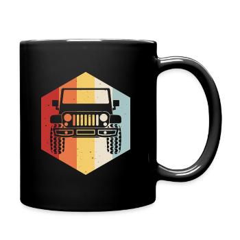 Véhicule tout-terrain 4wd 4x4 4wheeler cadeau AWD Offroad - Mug uni - noir - Droite