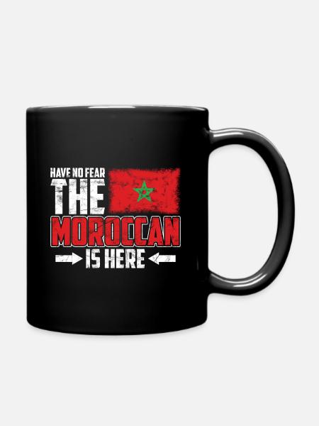 Ne t'inquiète pas, le marocain est là - Mug uni - noir