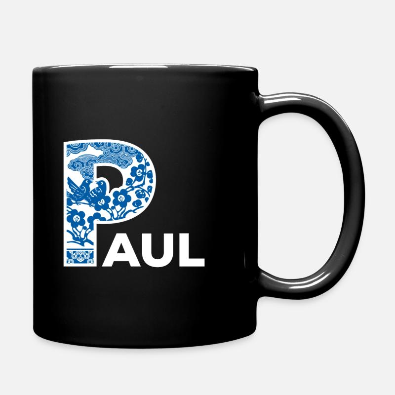 Paul - Tasse einfarbig - Schwarz