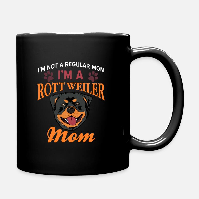 Rottweiler - Tasse einfarbig - Schwarz