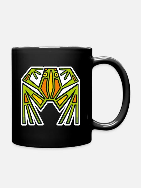 Frosch - Tasse einfarbig - Schwarz