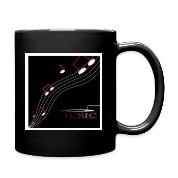 Music Key - Mug uni - noir - Droite