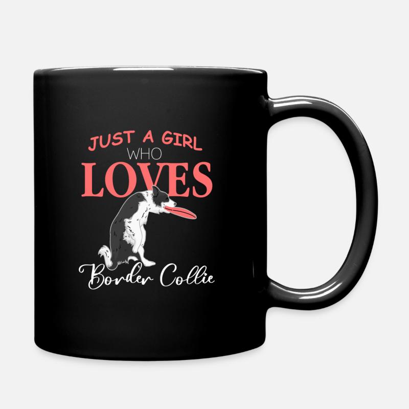 Border collie - Mug uni - noir