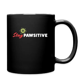 Hund Hundefreunde cooler Hund Geschenkidee - Tasse einfarbig - Schwarz - Rechts