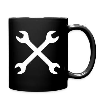Mécanicien, atelier, hommes, femmes, cadeau - Mug uni - noir - Droite