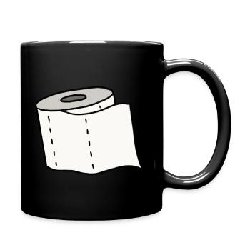 Papier toilette Pandémie Corona - Mug uni - noir - Droite