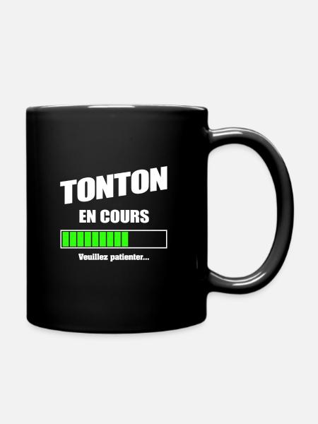 TONTON EN COURS - FUTUR TONTON - Mug uni - noir