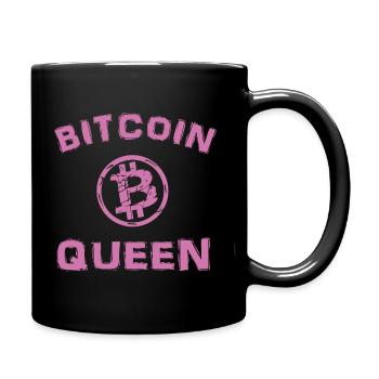 Bitcoin Reine - Mug uni - noir - Droite