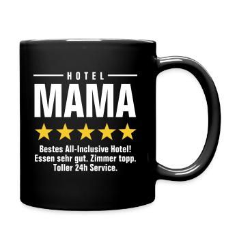 HOTEL MAMA - BESTES ALL-INCLUSIVE HOTEL - Tasse einfarbig - Schwarz - Rechts