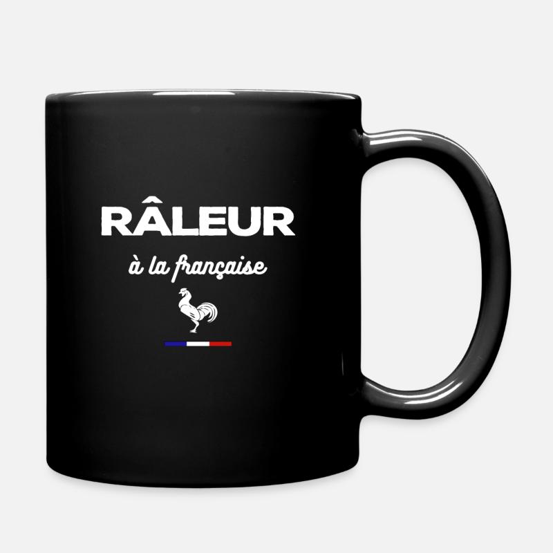 RÂLEUR À LA FRANÇAISE - Mug uni - noir