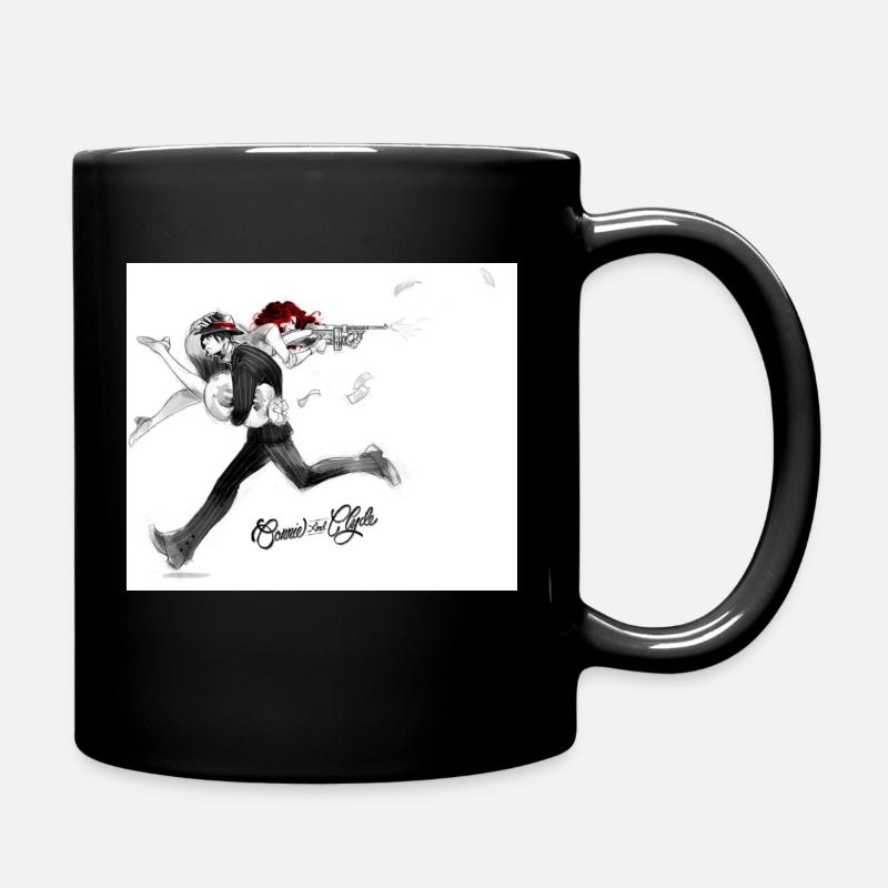 Bonnie and Clyde - Tasse einfarbig - Schwarz