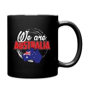 Nous sommes Australie - Mug uni - noir - Droite