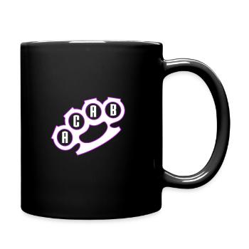 ACAB amerikanische Faust - Tasse einfarbig - Schwarz - Rechts