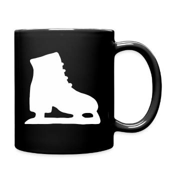 Ice skating figure skating figure skating figure skating skating - Full Colour Mug - black - Right