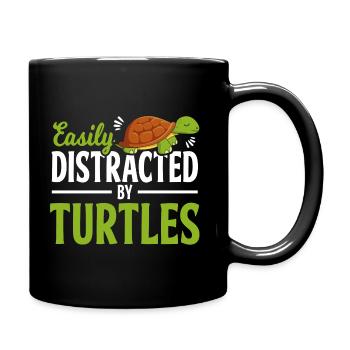 Turtle And Turtle - Full Colour Mug - black - Right
