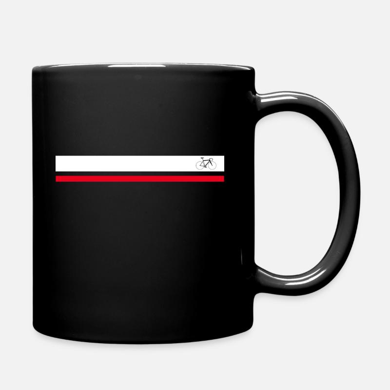 bleu blanc rouge vélo - Mug uni - noir