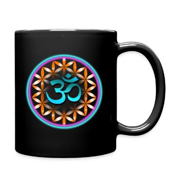 Flower of Life Symbol Meditation Logo - Mug uni - noir - Droite