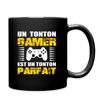 TONTON GAMER PARFAIT - Mug uni - noir - Droite