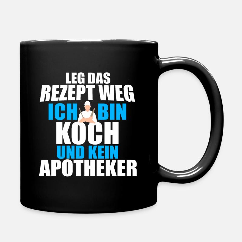 KOCH - Ich bin Koch - Tasse einfarbig - Schwarz